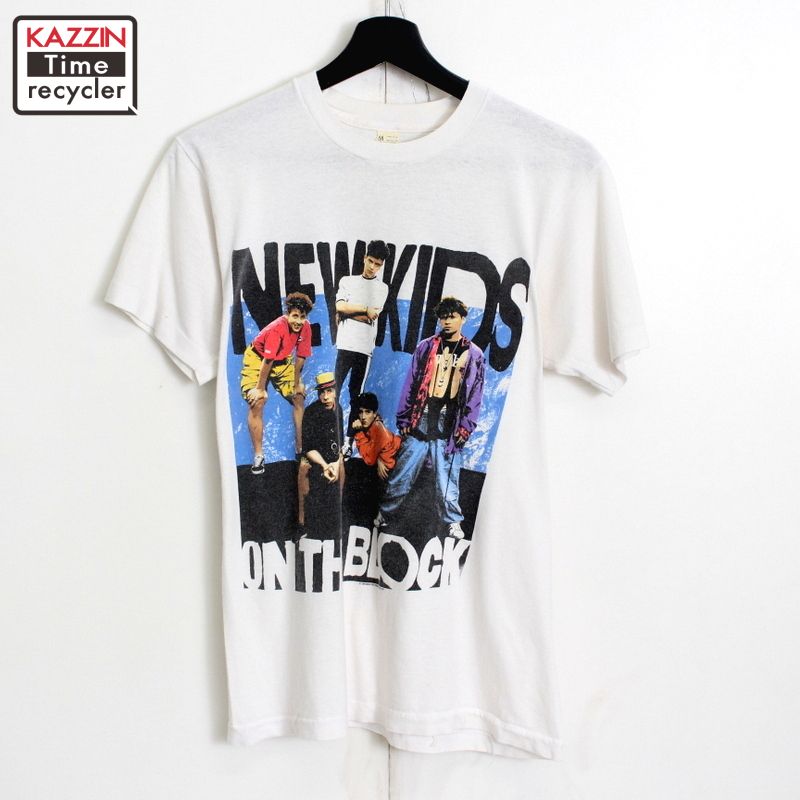 楽天市場】USA製 90年 NEW KIDS ON THE BLOCK S/S Tee 黒 M 90s