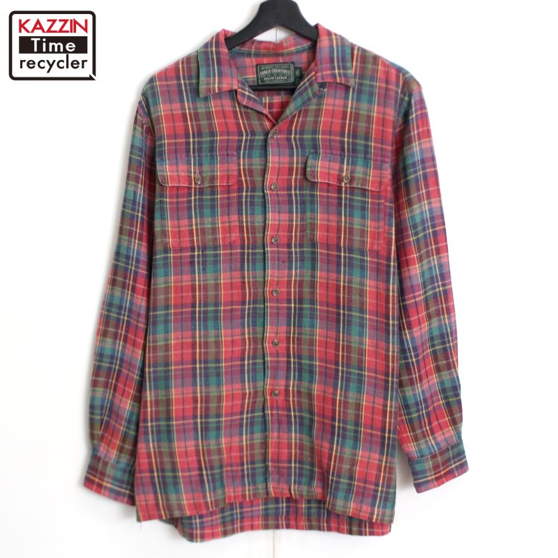 楽天市場】80s 90s RALPH LAUREN COUNTRY チェック 長袖 レーヨン