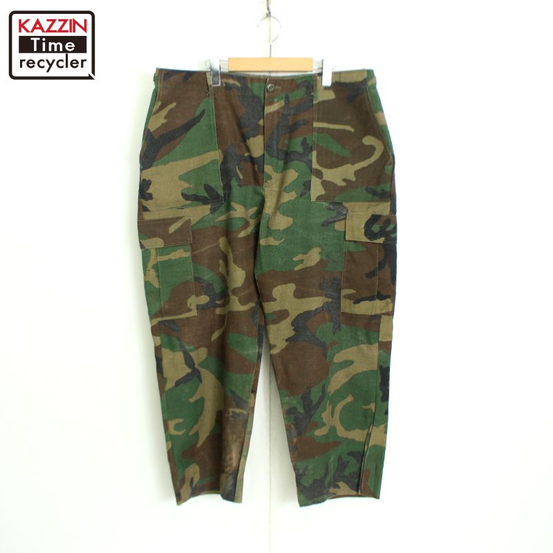 60〜70s US.ARMY RANGER リバーシブル ハンティングパンツ 70s RANGER 迷彩 リバーシブル コットン ハンティングパンツ M