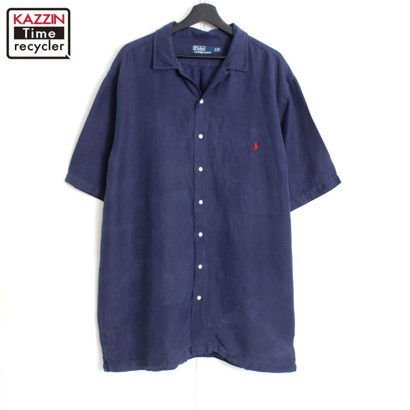 90s dockers ペイズリーシャツ XL 90s ドッカーズ ペイズリー シャツ Dockers Paisley Shirts | Blue