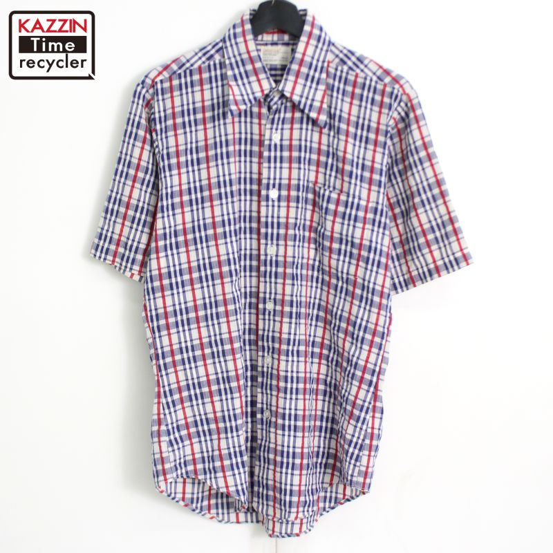 古着ヴィンテージシャツ　70年代　70s アメリカ製 楽天市場】70's Career Club USA製 総柄シャツ L 70年代 70s