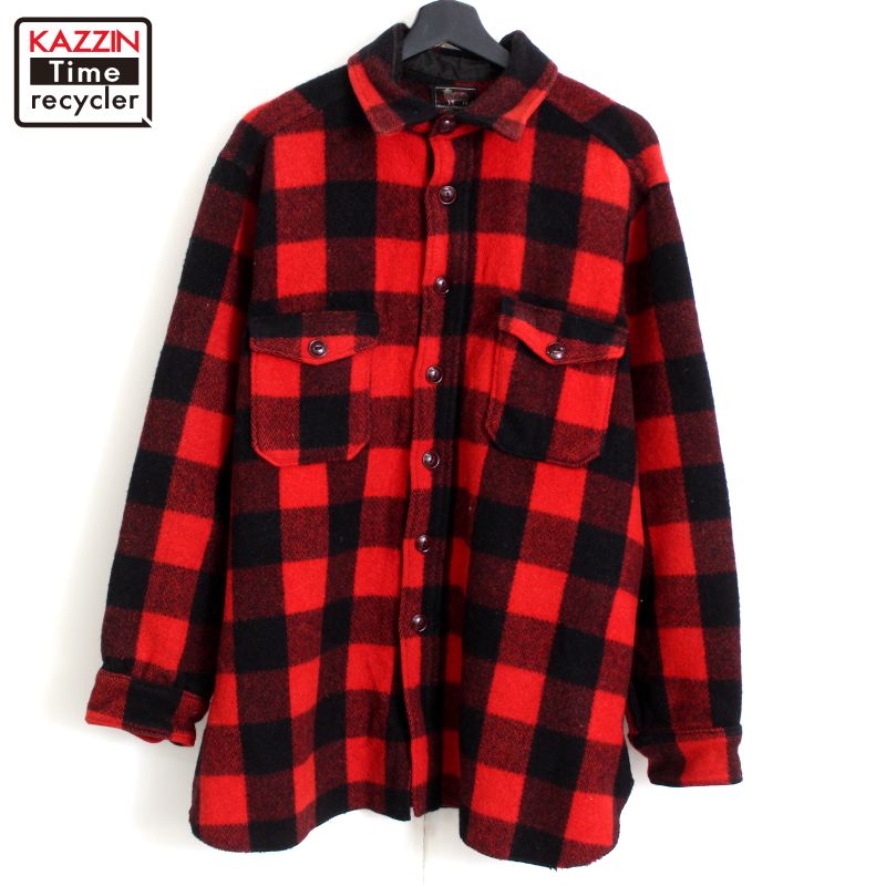 楽天市場】50s ヴィンテージ MONTEREY チェック柄 マチ付き ウール