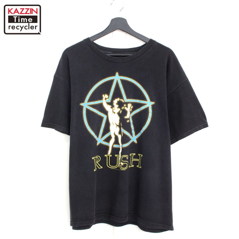 RUSH ラッシュ 90s バンド　Tシャツ ロック　ヴィンテージ 90s USA製 rush ラッシュ バンドTシャツ ツアーT ブラック XL