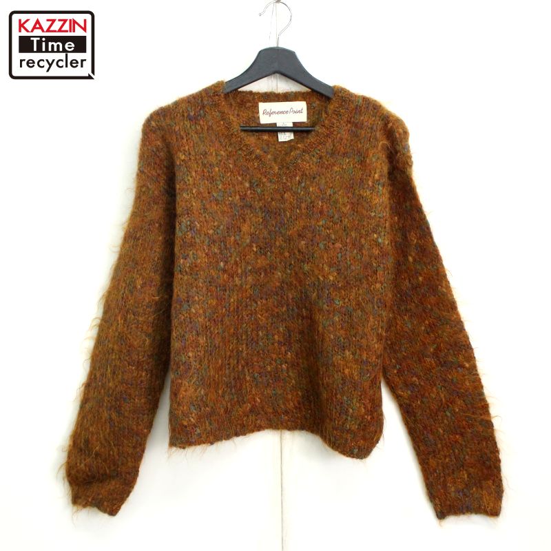 楽天市場】60's~ ☆ Unknown Vネック 毛長 モヘア ニット セーター (L