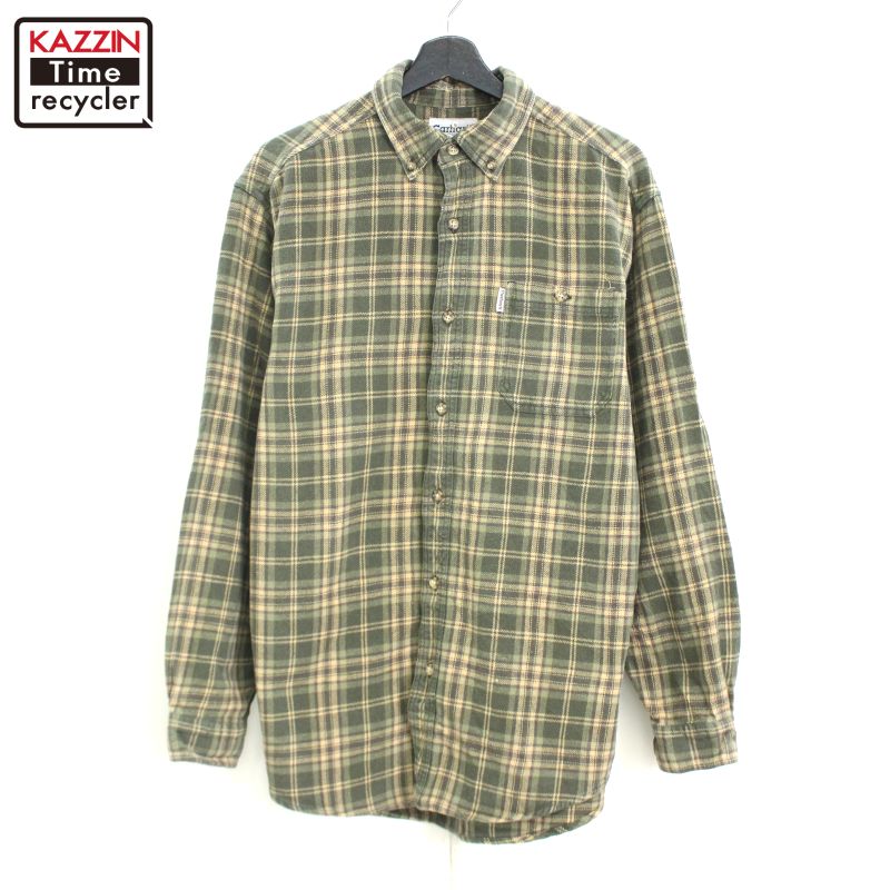 Carhartt長袖厚手シャツ　ネイビー&チェック柄　Sサイズ 楽天市場】CARHARTT カーハート チェック柄 長袖 シャツ