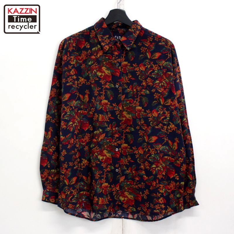 楽天市場】90s 旧タグ □ OLD GAP 総柄 細畝 コーデュロイ 長袖