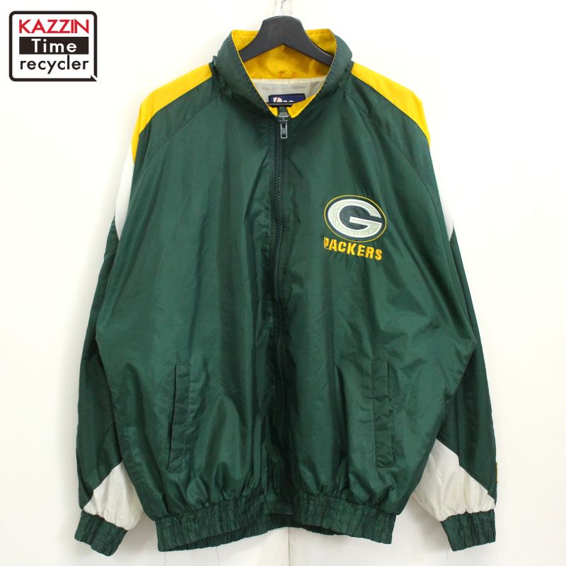 グリーンベイ・パッカーズ ウォームアップジャケット　ナイロンジャケット a1667-1.jpg