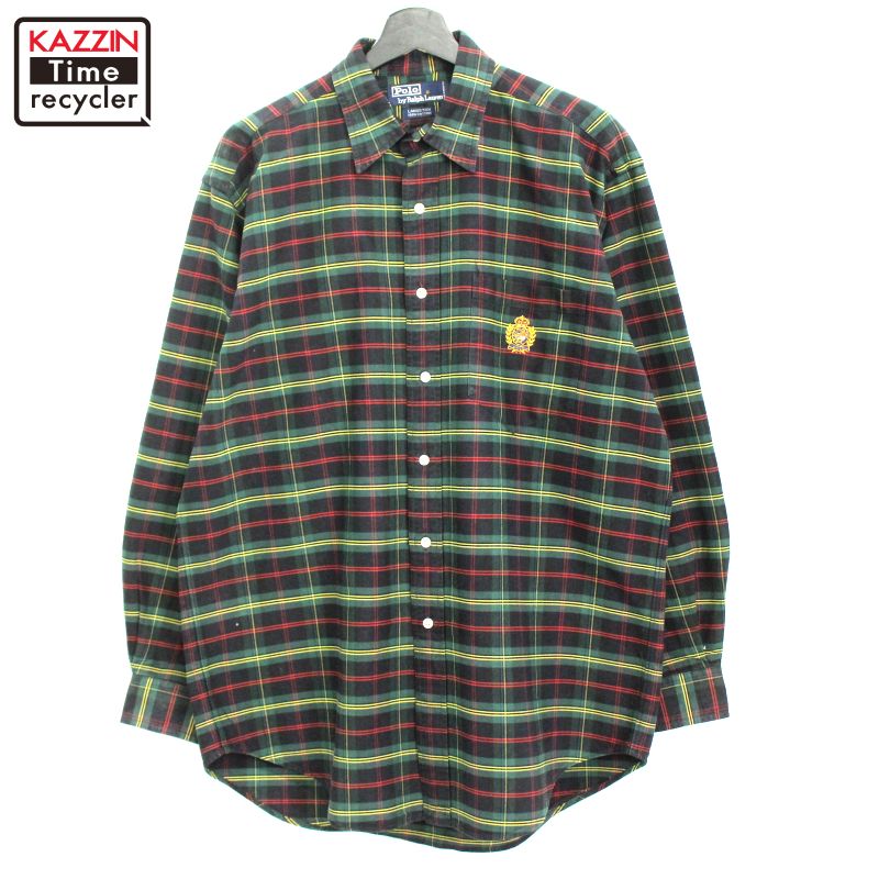 楽天市場】90s POLO RALPH LAUREN ギンガム チェック 長袖