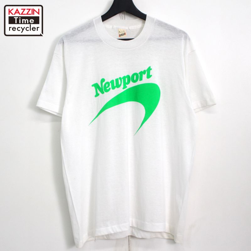 楽天市場】80s〜90s Newport Logo S/S Tee 白 XL ニューポート