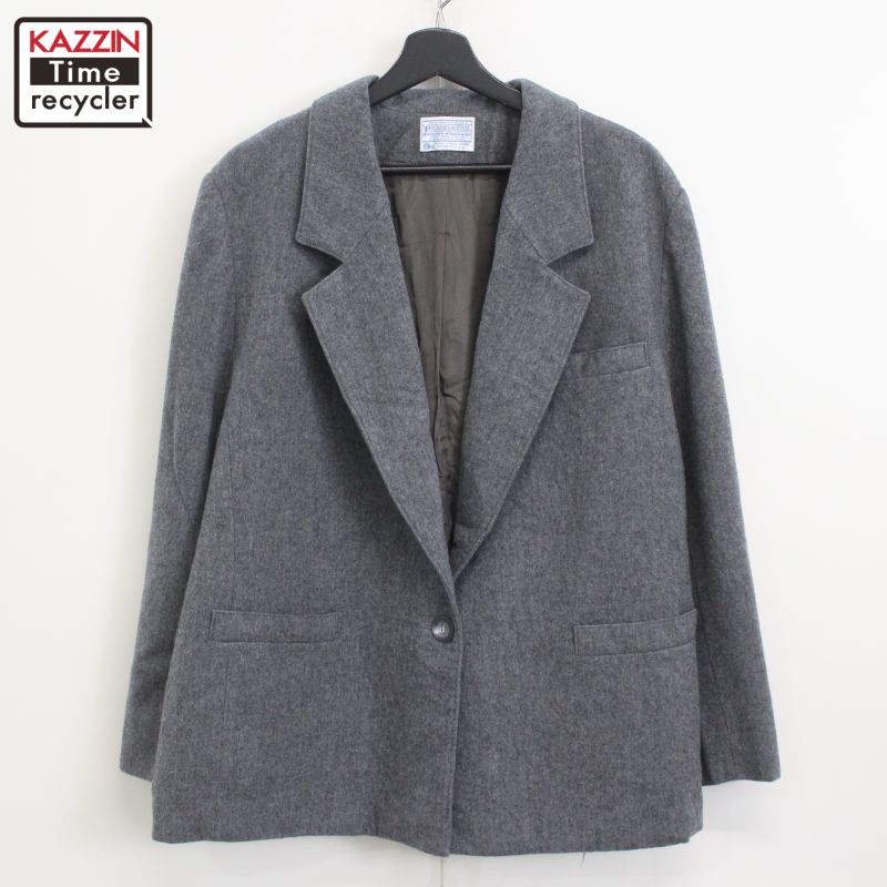 90s vintage ペンドルトン　USA産　チェック　テーラードジャケット 最終売り尽し】古着 70s USA製 Pendleton タータン チェック ウール