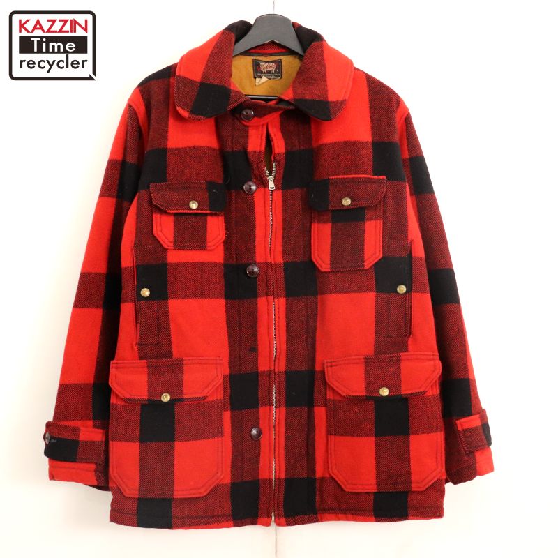 Woolrich マッキーノ ５０年代 ウールジャケット チェック柄 楽天市場】50年代 WOOLRICH ウールリッチ ウール マッキーノ