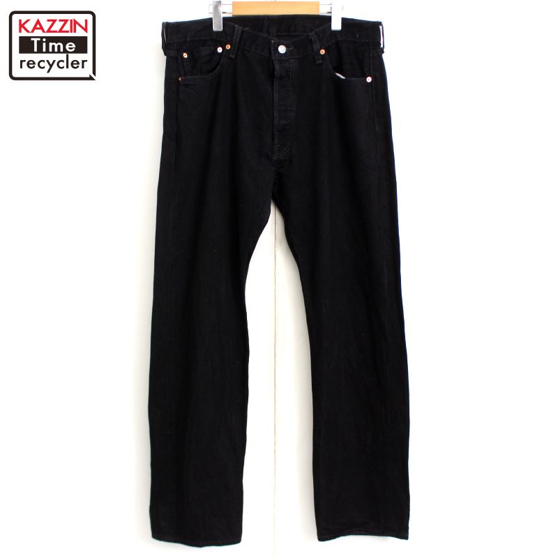 【デッドストック】Levi's 501 W36L34米国製　後染めブラック デッドストック☆80s USA製 Levi'sリーバイス 501 後染め