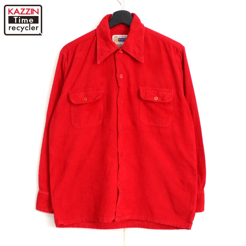 古着ビンテージ 80s オレンジ コーディロイ 長袖シャツ オーバーサイズ 美品 楽天市場】40's ☆ PENNSHIRT SPORTSWEAR ペンシャツ 長袖 開襟