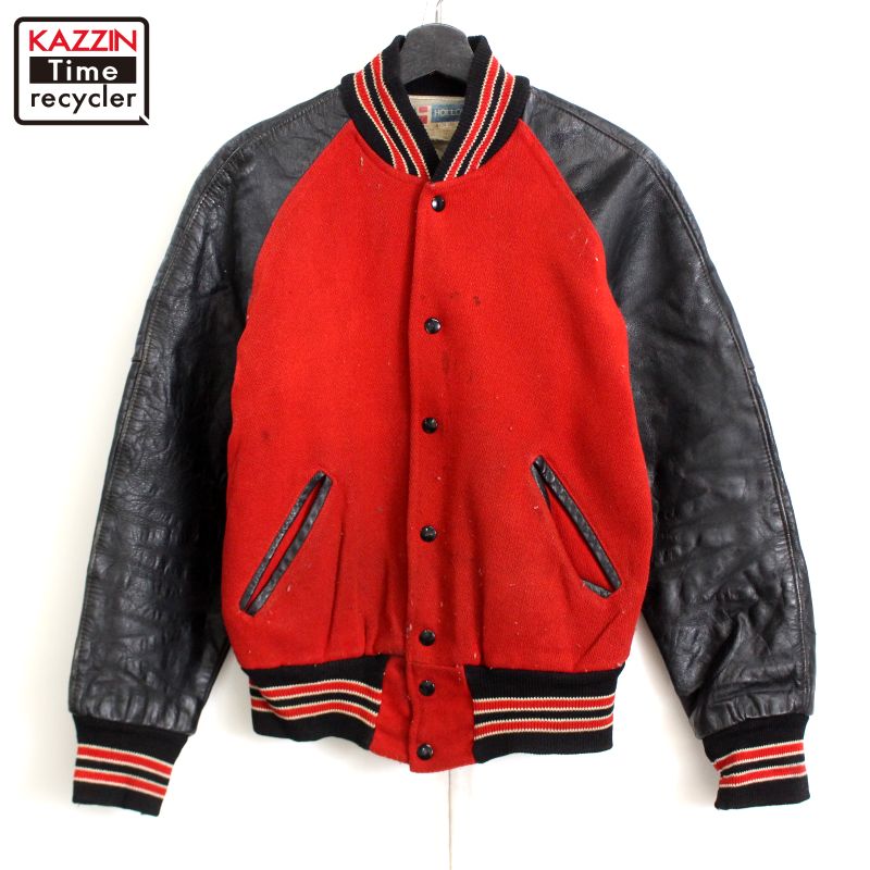 楽天市場】90s USA製 ヴィンテージ Holloway アームレザー ブラック