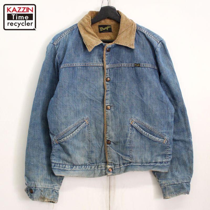ラングラー デニムボアジャケット ブラック ビッグサイズ 3XL US古着 楽天市場】70s USA製 ヴィンテージ ラングラー Wrangler 74227