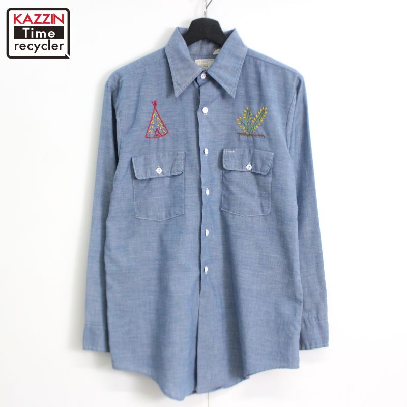 楽天市場】80's BIGMAC S/S Chambray Shirt(80年代 ビッグマック