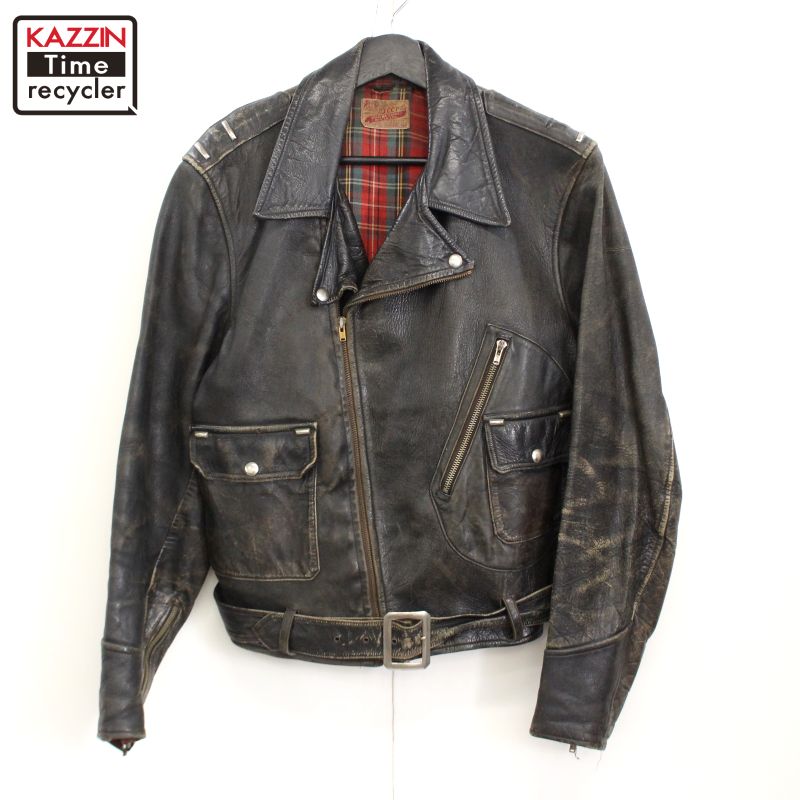 ヴィンテージ　BRENT 50sレザージャケット BRENT(ブレント) / 50s～60s/ダブルライダースジャケット/レザー