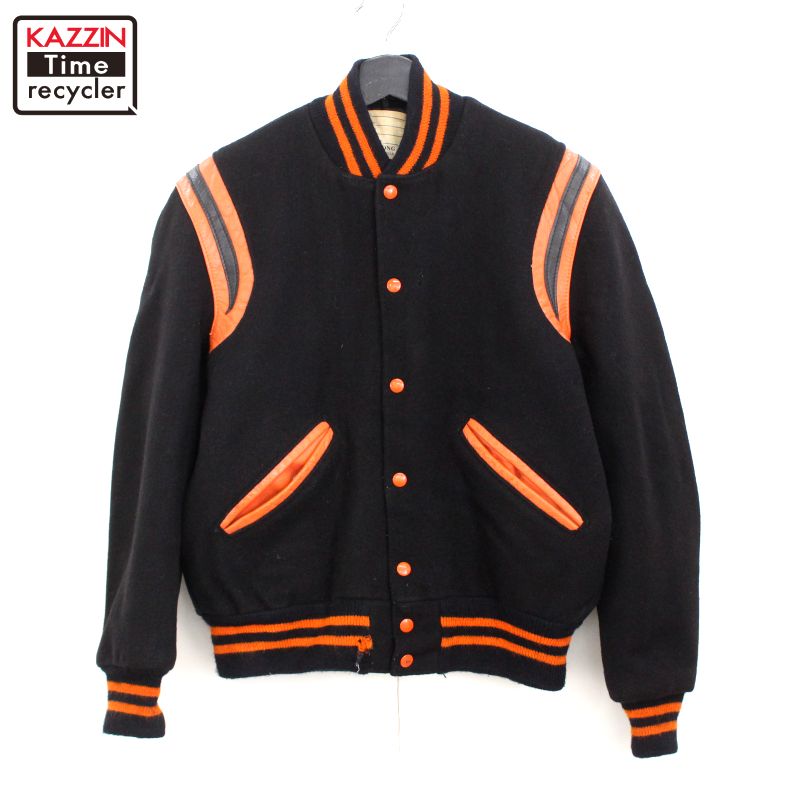 楽天市場】70s ヴィンテージ DeLONG 無地 アームレザー ウール