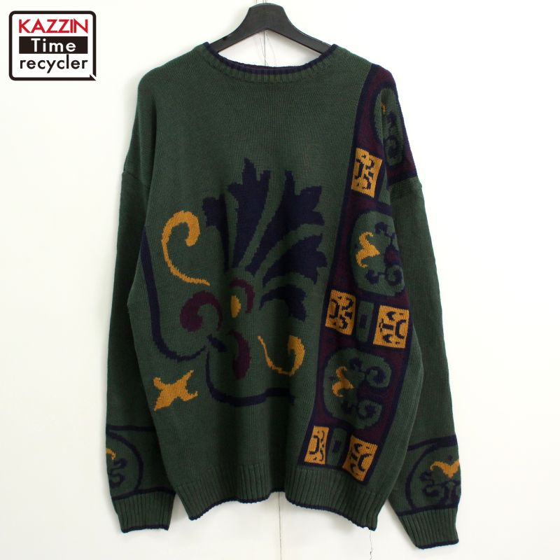 レア　クリスチャンディオール　90s ロンT セーター　総柄　ビンテージ　XL 183113913.jpg?cmsp_timestamp=