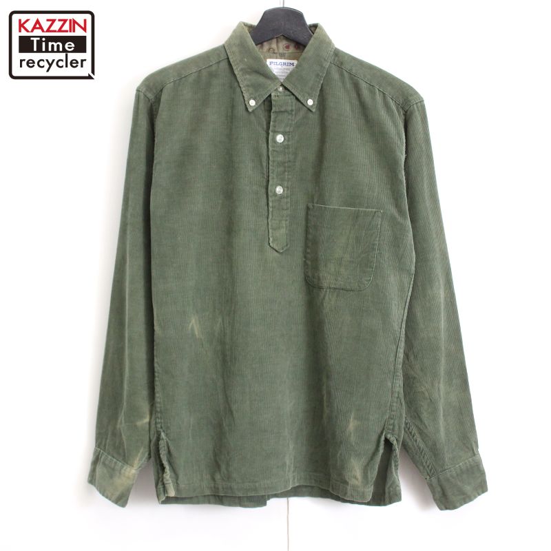 栗*頭様 pilgrim ビンテージ 50s 60s 長袖シャツ 楽天市場】50s ☆ ピルグリム ループ留め オープンカラー 長袖