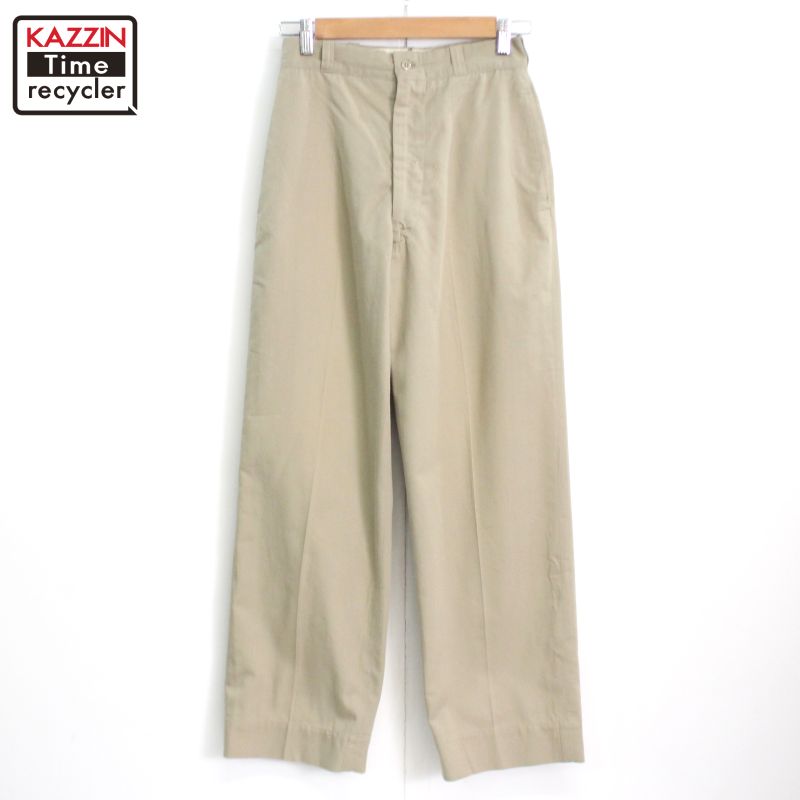 米軍実物 60s ビンテージ US ARMY コットン チノパンツ W30 古着 60s 米軍 US ARMY ミリタリー SHADE No.1 8.2oz コットン