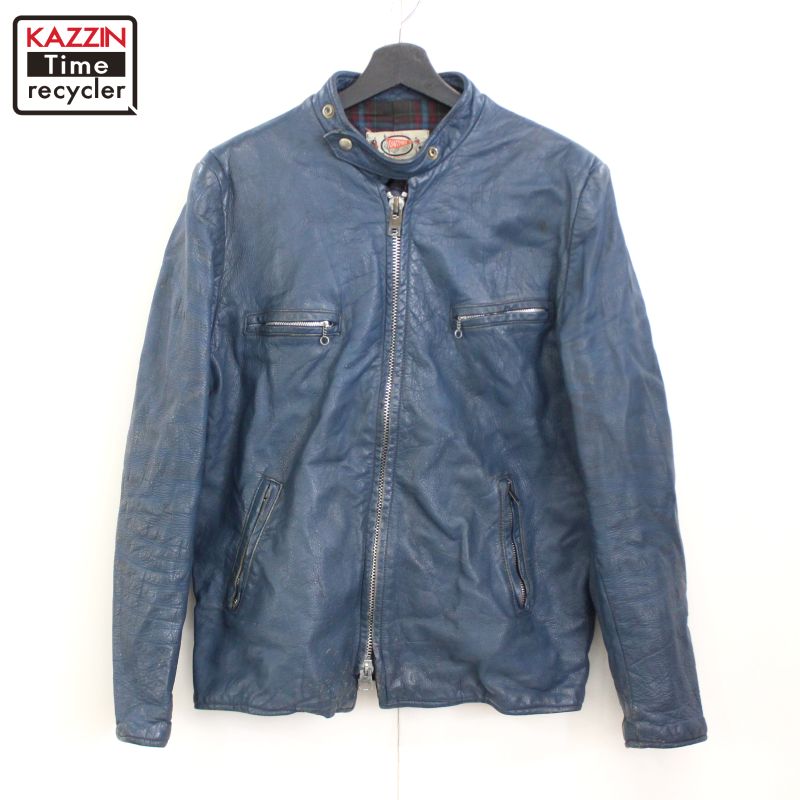 〜80's英国製ヴィンテージ カフェレーサー シングルライダースジャケット 古着 楽天市場】80s ヴィンテージ シングルライダースジャケット 古着