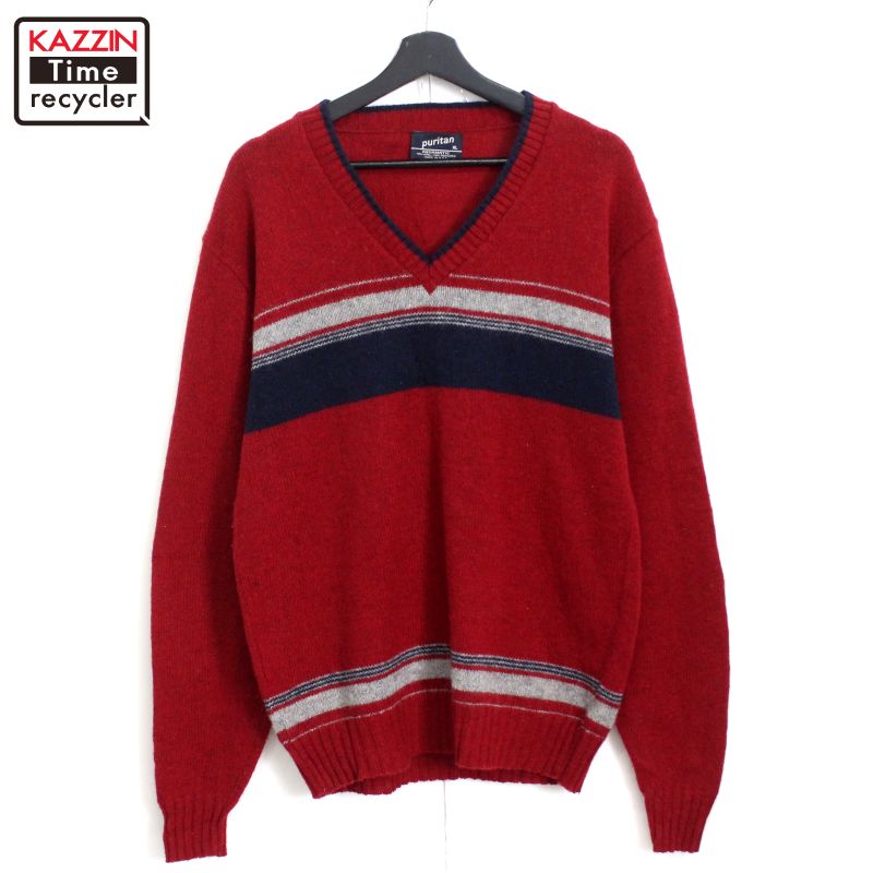 楽天市場】70s PURITAN フェアアイル 総柄 アクリル ニット セーター