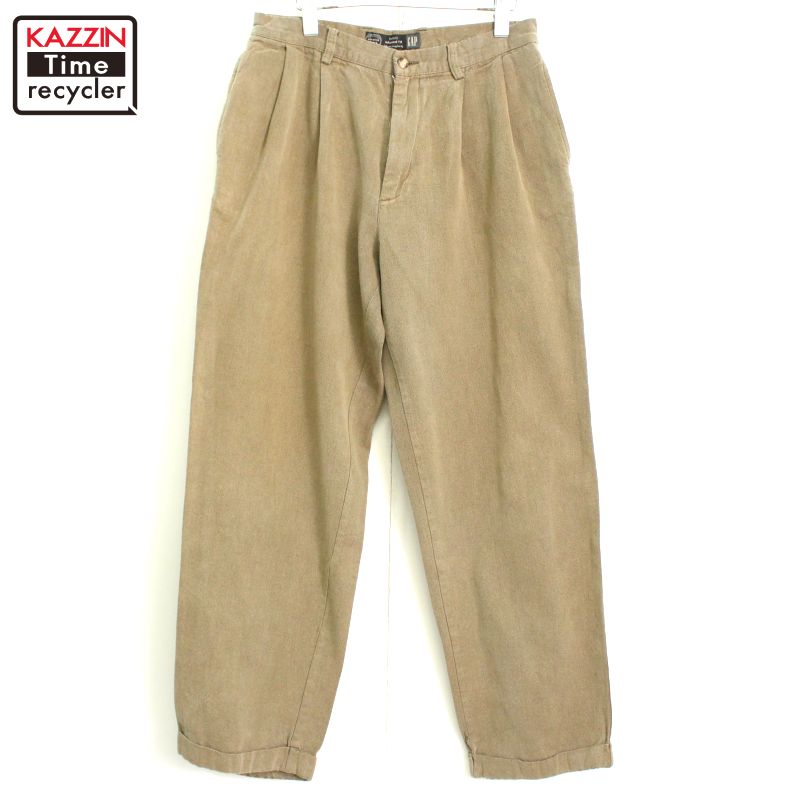 90s OLD GAP 極太 ワイドスラックス 千鳥格子 2タック 茶 ギャップ 楽天市場】GAP ギャップ パンツ サイズ:XL 90s OLD GAP サイド