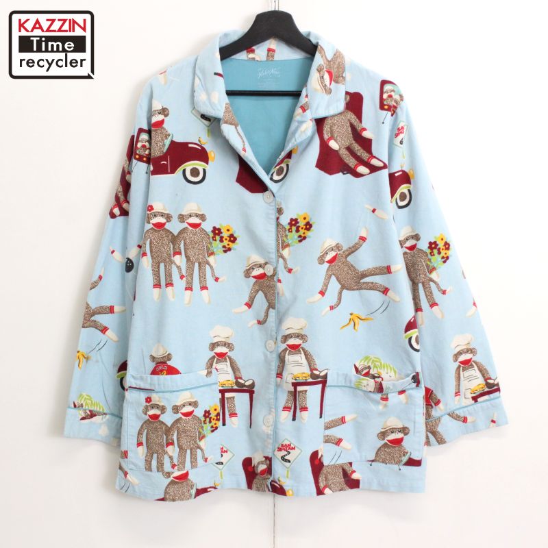 楽天市場】00s ニック＆ノラ NICK＆NORA 総柄 ソックスモンキー