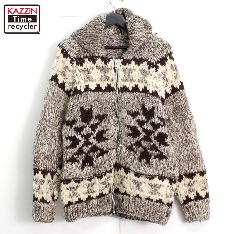 楽天市場】80s 馬柄 ハンドニット ウール カウチンセーター 古着