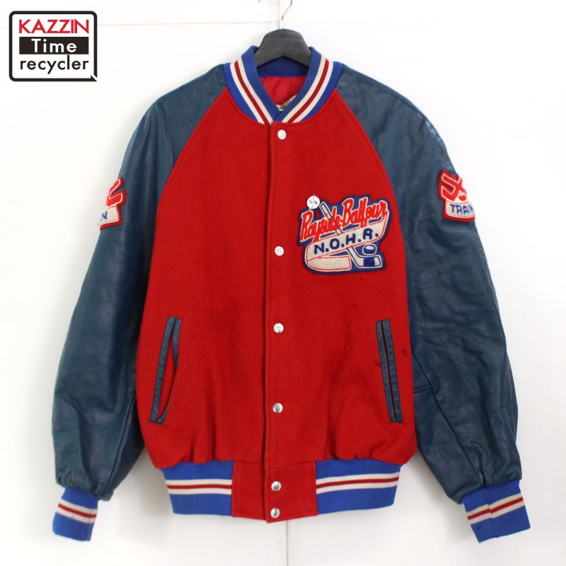 楽天市場】90s USA製 NHL デトロイト・レッドウィングス アームレザー