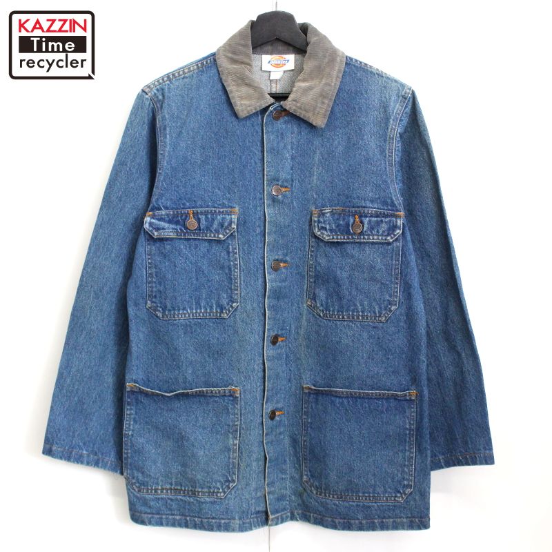 【最終値下げ】Dickiesカバーオール　L デニム　 古着 安い 価格ファッション - 【最終値下げ】Dickiesカバーオール L
