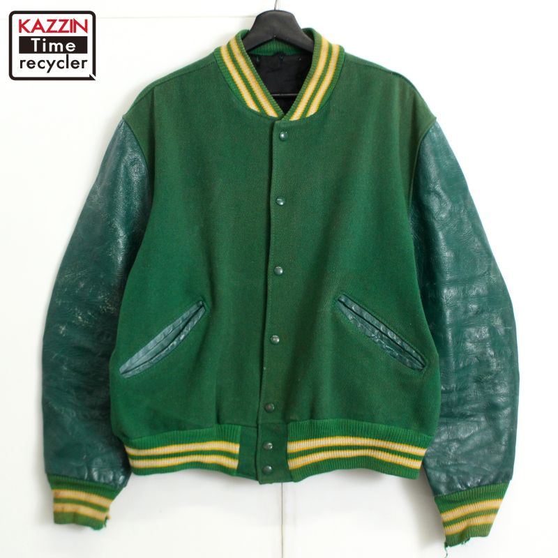 50-60s ヴィンテージ ウールスタジャン Mサイズ相当 アメカジ M 楽天市場】【中古】50s 60s 古着 スタジャン スタジアム