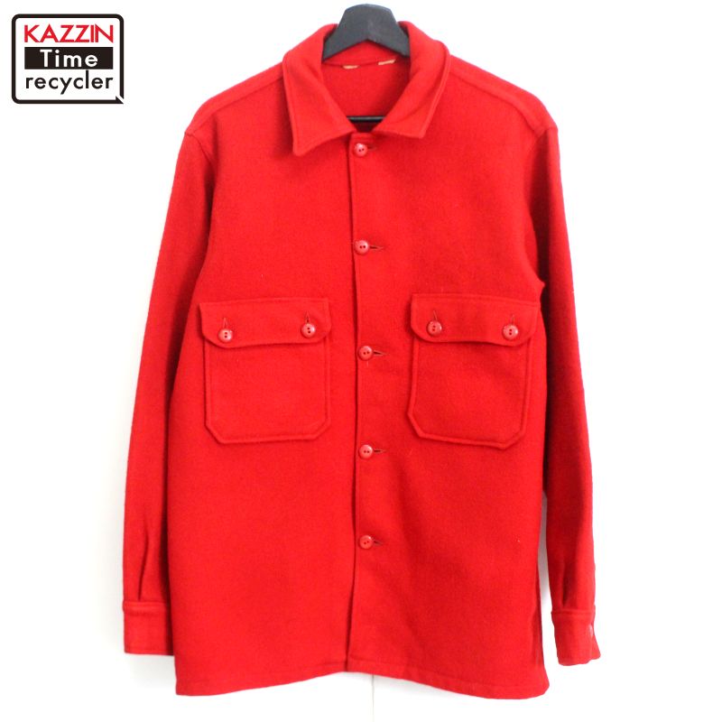 50s ボーイスカウト ウールジャケット ウールシャツ ジャケット BSA 赤 楽天市場】50年代 BOY SCOUTS OF AMERICA ボーイスカウト ウール CPO