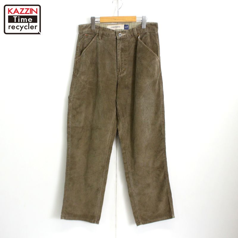 (古着)00s old navy ワイドコーデュロイパンツ　cityboy 古着)00s old navy ワイドコーデュロイパンツ cityboy