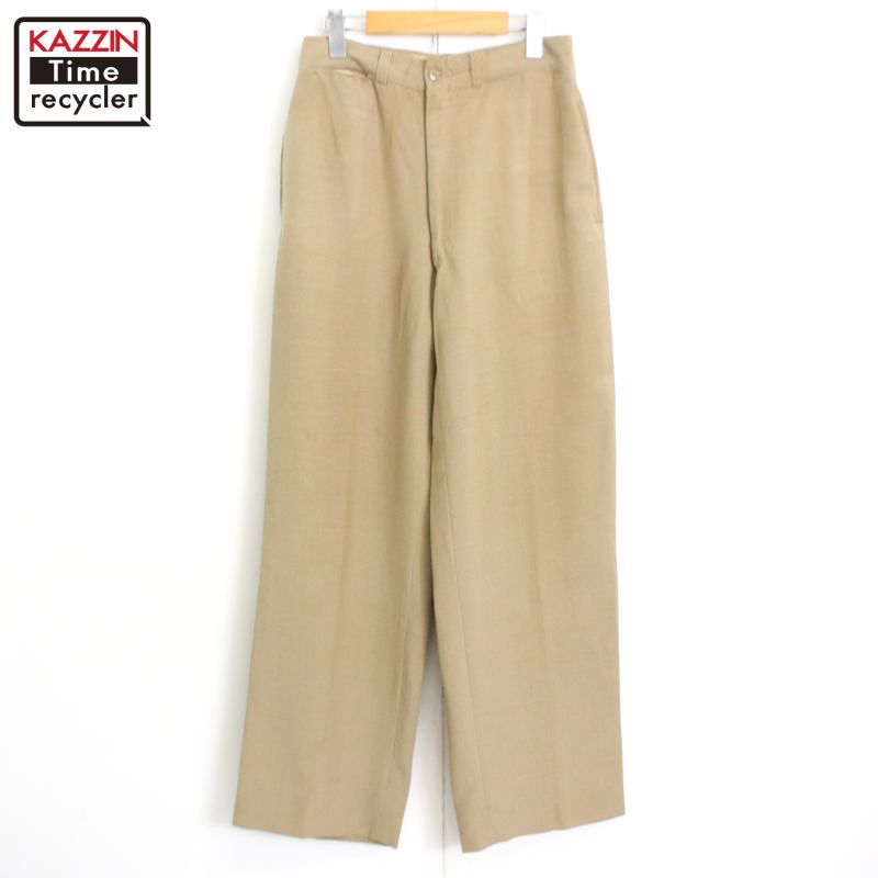 楽天市場】50s USA製 ヴィンテージ U.S.ARMY 無地 軍チノ ボタンフライ