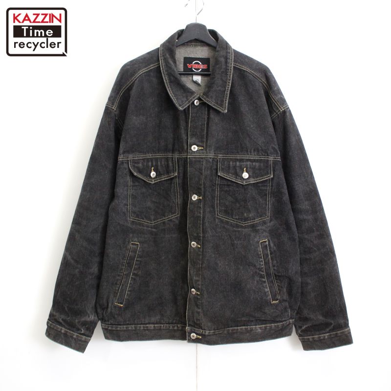 希少 90年代 Apple(アップル)ナイロンジャケット 黒 fit=scale-down,w=1200