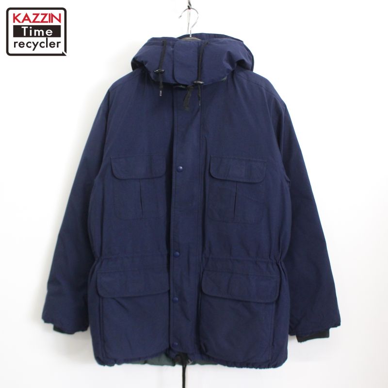 P10倍 90s ヴィンテージ エディー・バウアー Eddie Bauer 無地 RIDGELINE グースダウン ゴアテックス 落ちこむ上衣 古着 ★ メンズ 書きあらわすM大きさ 米国海軍