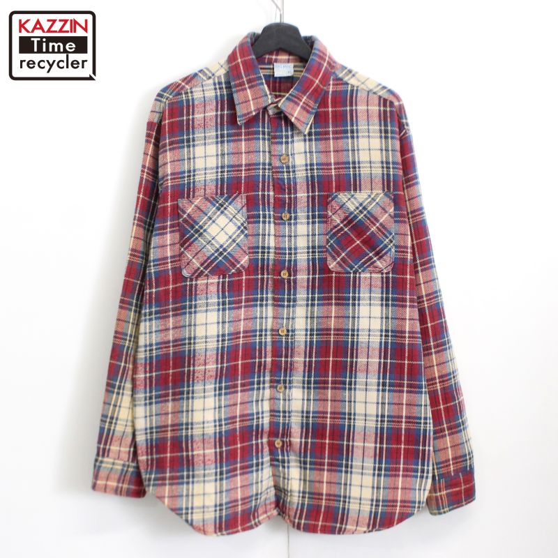 楽天市場】90s BIG MAC チェック 長袖 ヘビー フランネル シャツ