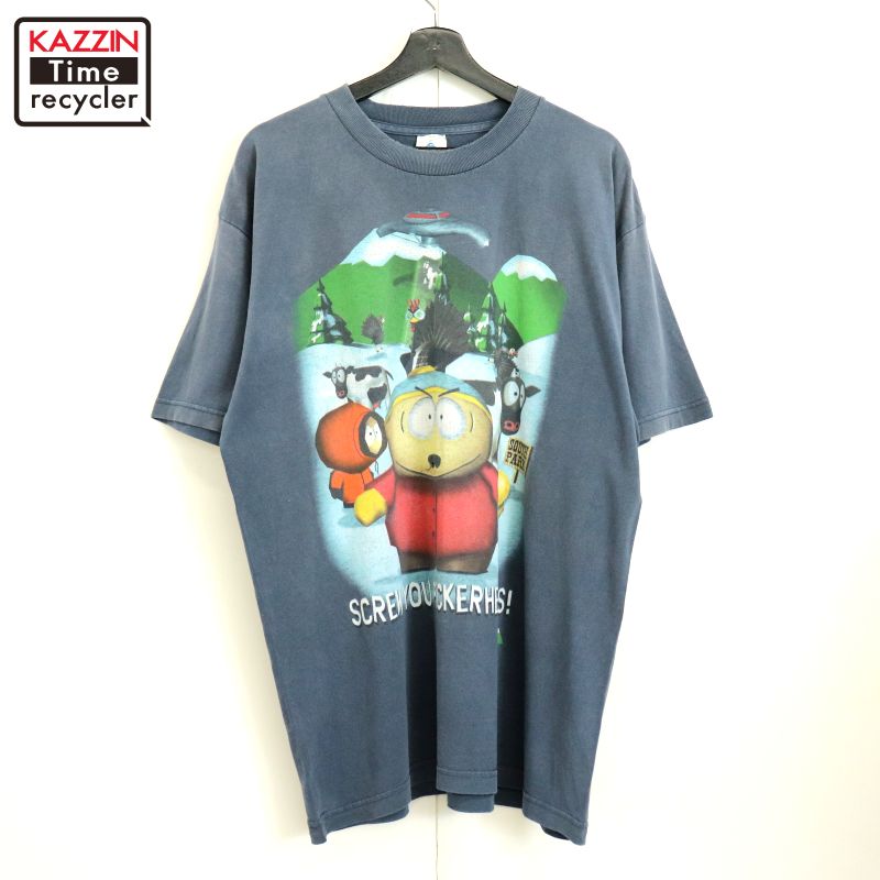 サウスパークＴシャツ　ケニーとカートマン Amazon | South Park メンズ ロゴシャツ - Cartman、Kenny、Kyle