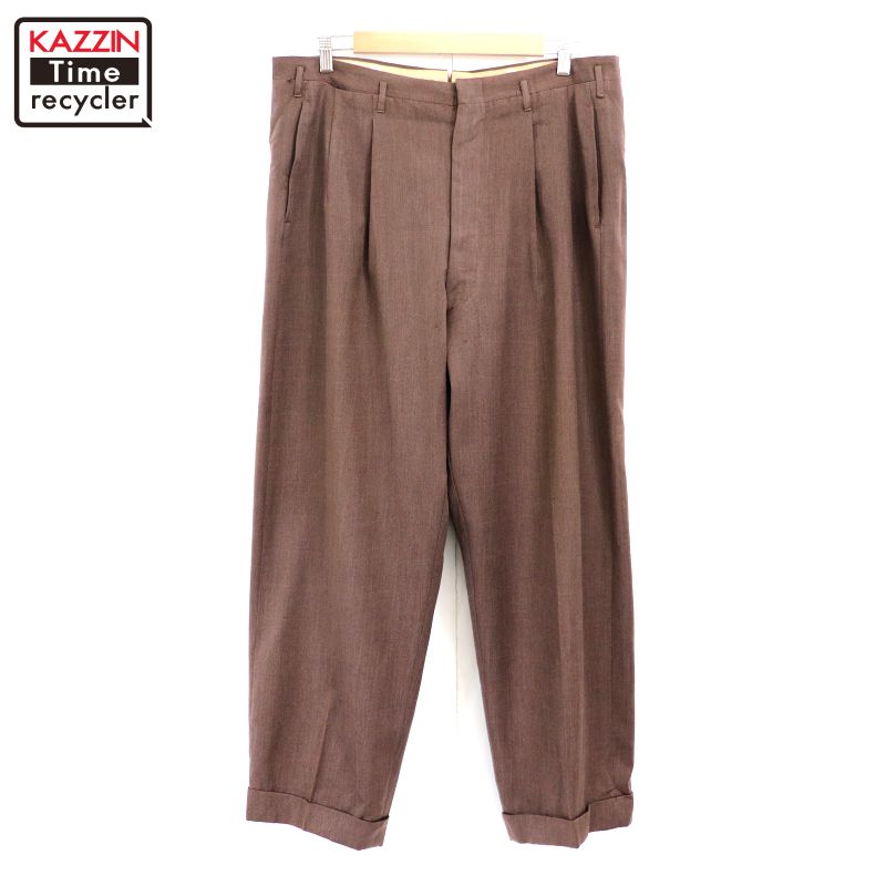 50s wool slacks ネップ 楽天市場】50s USA製 ヴィンテージ ネップ入り ツイード ウール