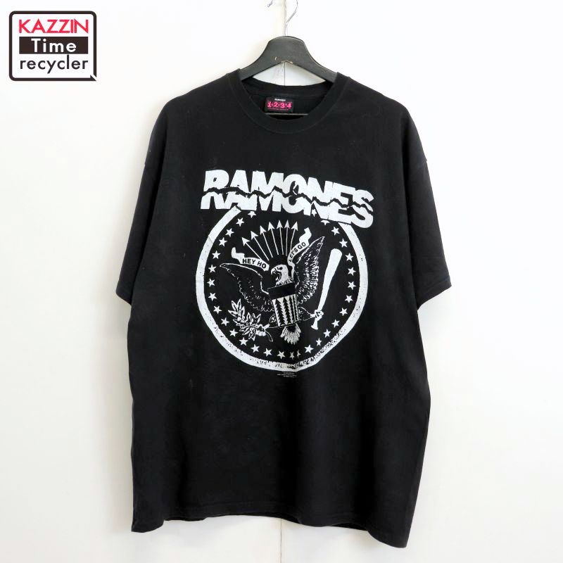 楽天市場】90s カットオフ ☆ RAMONES 両面 プリント 半袖 T