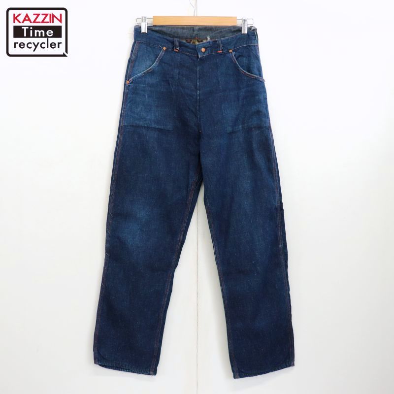 50-60s ランチパンツ レディース 古着 50s USA製 Blue Bell コの字 ライトオンス