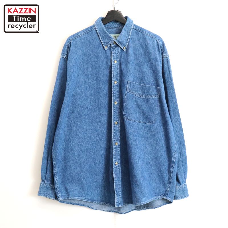 楽天市場】90年代 Eddie Bauer DENIM エディーバウアー 長袖