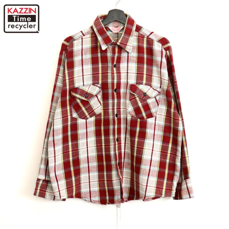 楽天市場】70s USA製 FROSTPROOF チェック ヘビー フランネル