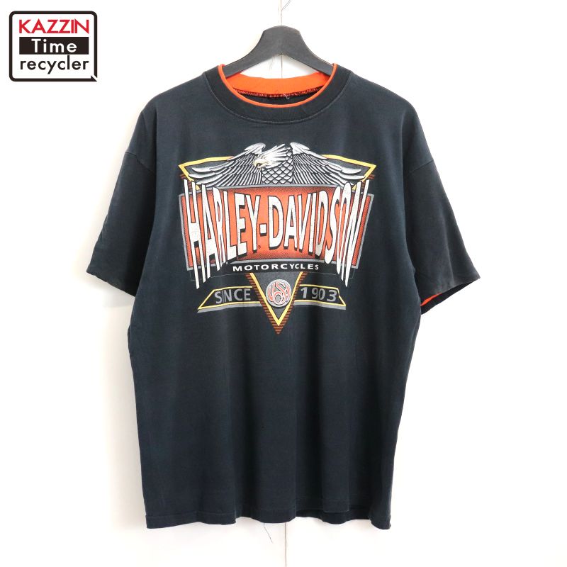 80's Harley Davidson×Hanes USA製 イーグルタイダイ 80's Harley Davidson×Hanes USA製 イーグルタイダイ（古着 80