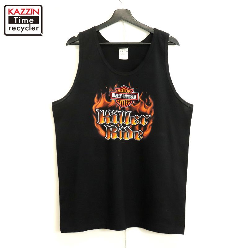 【USA製】ハーレーダビッドソン 80s タンクトップ イーグル 1987古着 Harley Davidson - 古着 ハーレーダビッドソン Harley-Davidson