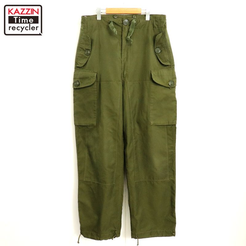 カナダ軍 60's TROUSERS COMBAT GS カーゴパンツA2066 60s カナダ軍 コンバット カーゴパンツ M-S - Sixpacjoe Web Shop