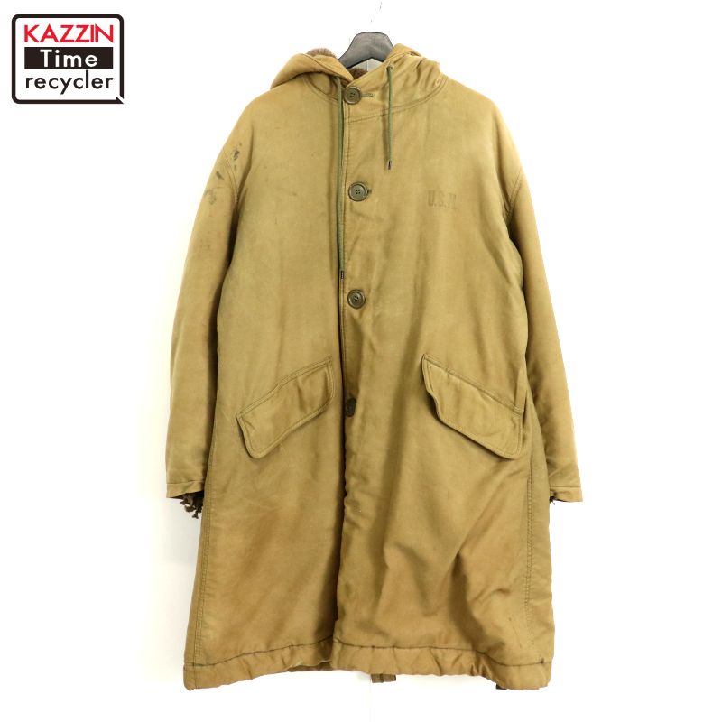 USN 1940s N4 コの字 デッキジャケット ミリタリージャケット 楽天市場】40s US NAVY N-4 Deck Jacket オリーブ 36相当 米軍