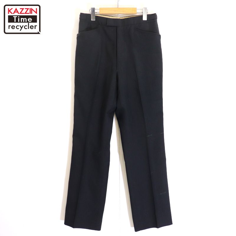 atlast&co ブラックシャンブレーパンツ 32 atlast&co ブラックシャンブレーパンツ 32 - メルカリ